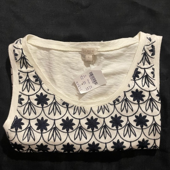 J.Crew Embroidered Tank - Picture 4 of 4